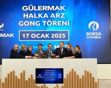 Borsa İstanbul’da gong Gülermak için çaldı