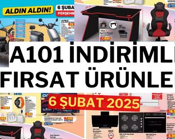 A101 6 Şubat 2025 Aktüel Kataloğu Yayınlandı: Bu Hafta Perşembe Günü İndirimde Hangi Ürünler Var?