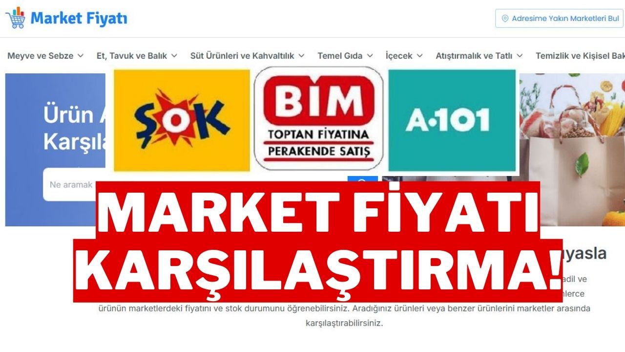 Bim, Şok, A101, Migros: Market Fiyatı Platformu ile En Uygun Fiyatı Bulun!